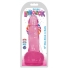 6 Inch Slim Stick with Balls - Cherry Ice Dildo