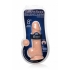 Silexpan Hypoallergenic Silicone Dildo With Balls - 8 Inch Beige