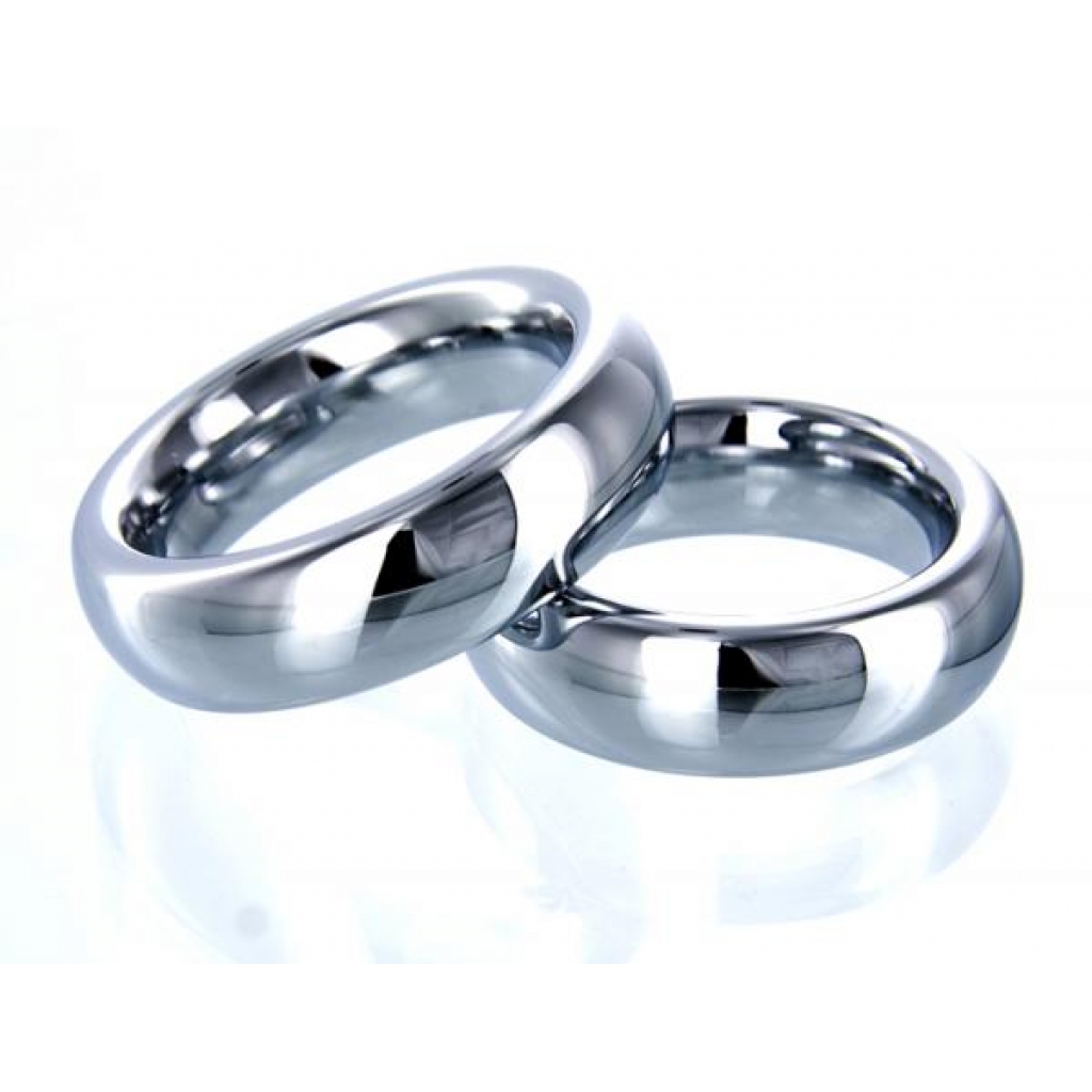 Sarge Stainless Steel Cock Ring - 2 Inches - Silver