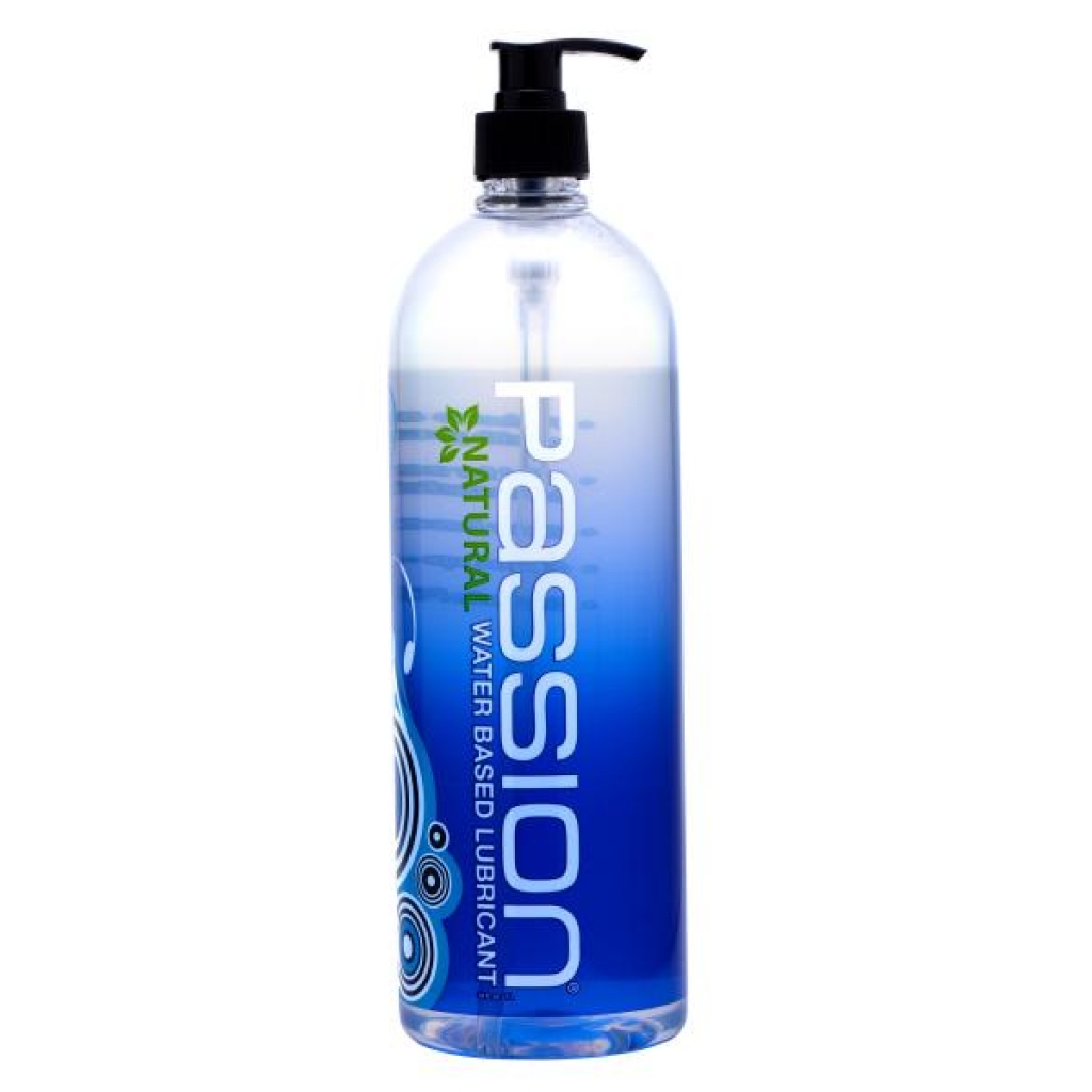 Passion Natural Water-Based Lubricant - 34oz - Clear