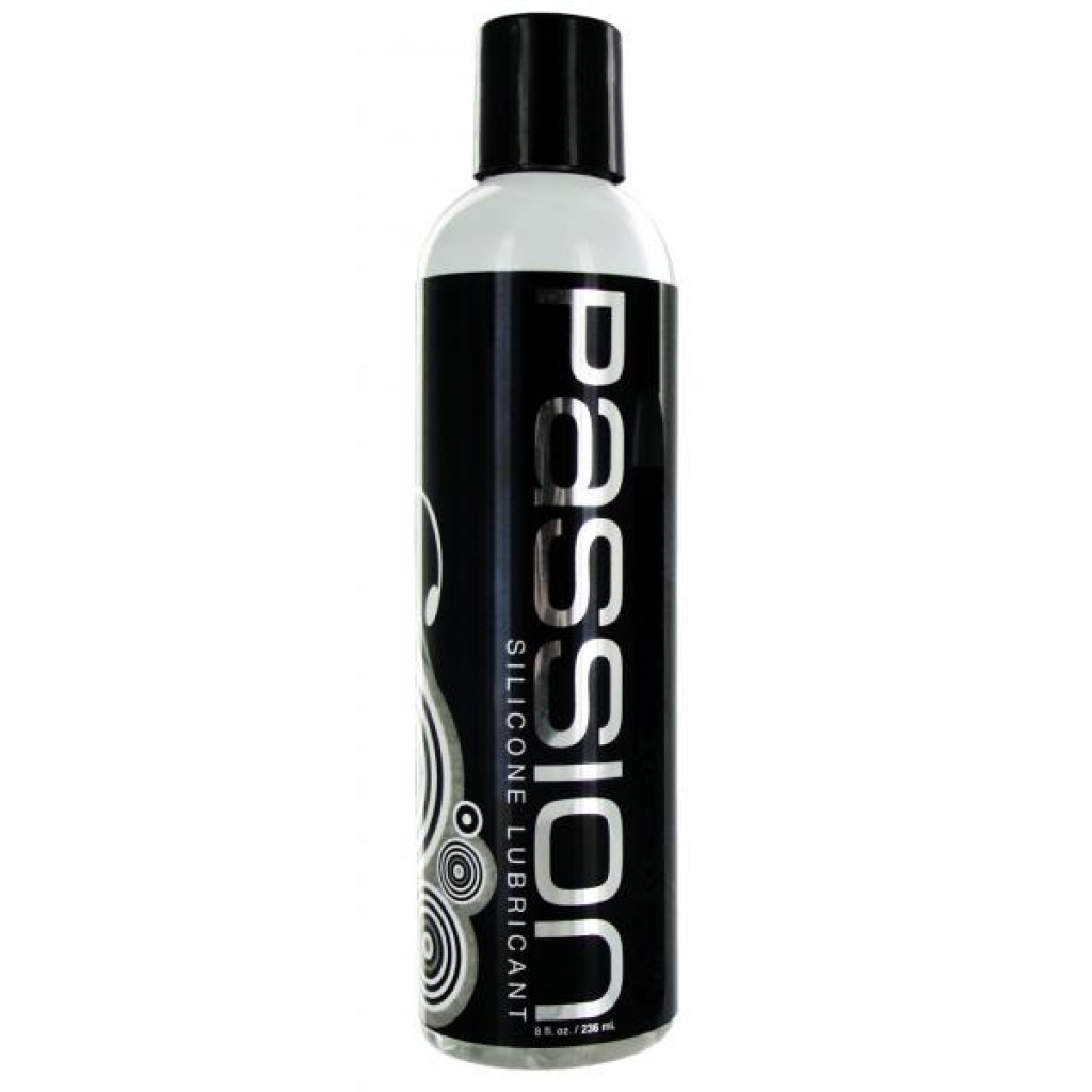 Passion Premium Silicone Lubricant - 8oz Clear for Ultimate Glide