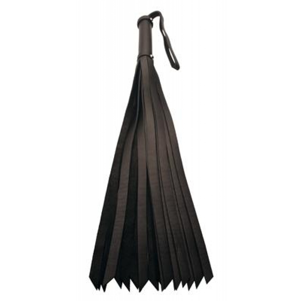 Strict Leather Flogger - Black