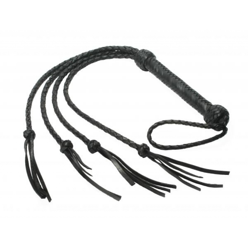 Strict Leather - Flexible Four Lash Whip in Black