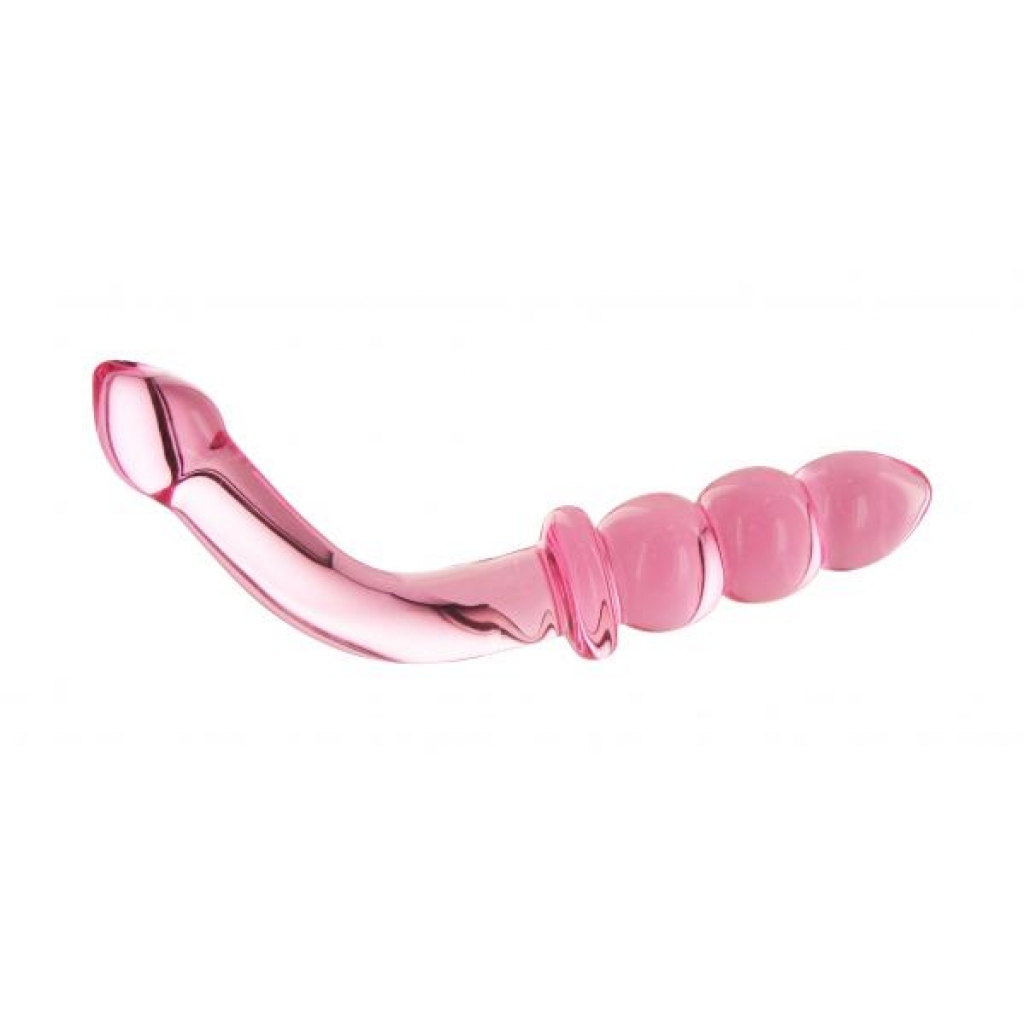 Hamsa Glass Dildo Pink - Dual Function Pleasure Tool