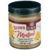 Mustard Brown Glass Jar, 9 oz