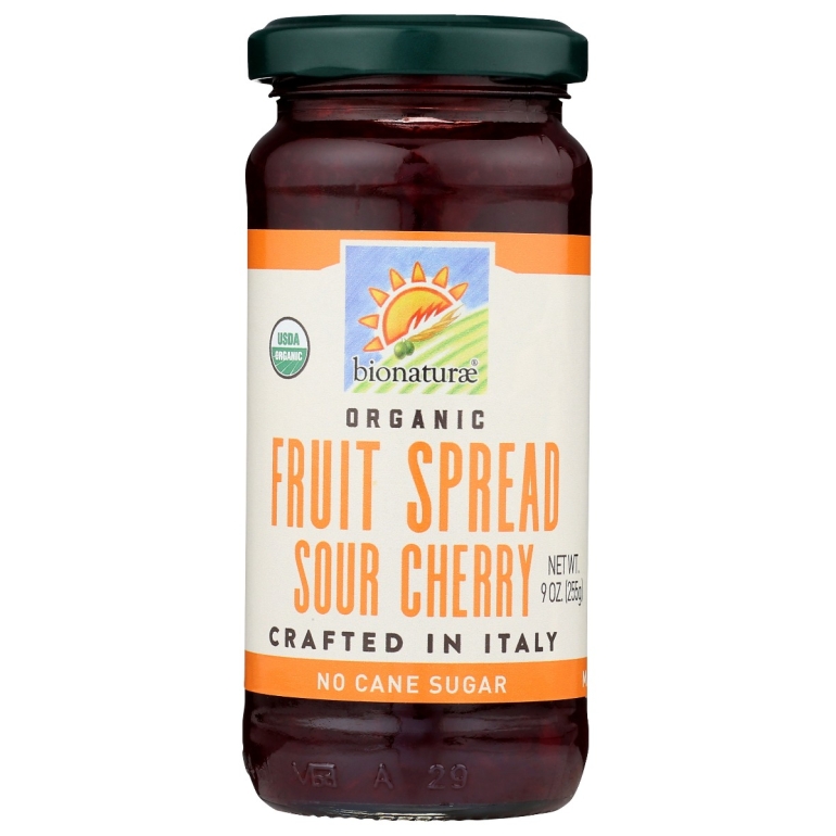 Organic Fruit Spread Sour Cherry, 9 oz