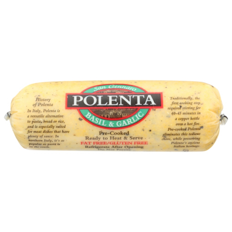 Polenta Garlic Basil, 24 oz