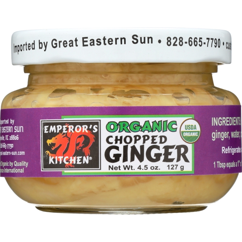 Ginger Chopped Organic, 4.5 OZ