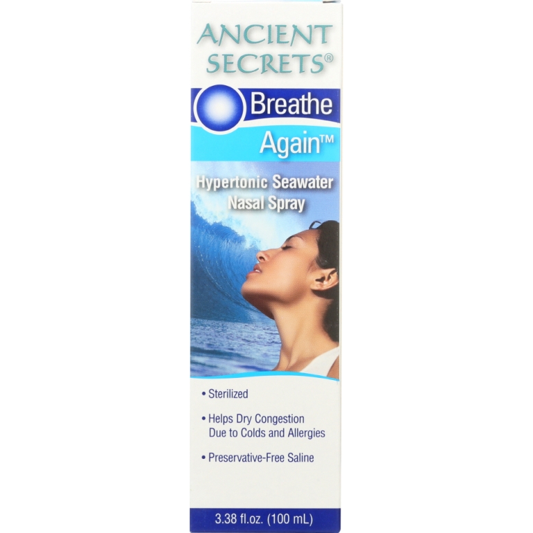 Nasal Spray Breathe Again, 3.38 oz