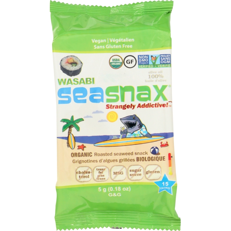 Seaweed Snack Grab & Go Wasabi, 0.18 oz