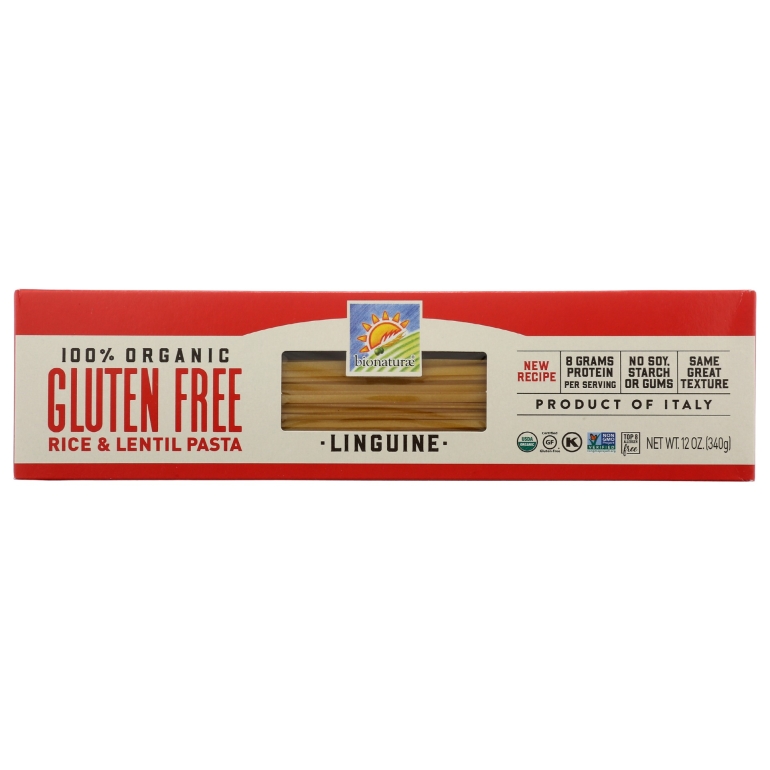 Organic Gluten Free Rice and Lentil Linguine, 12 oz