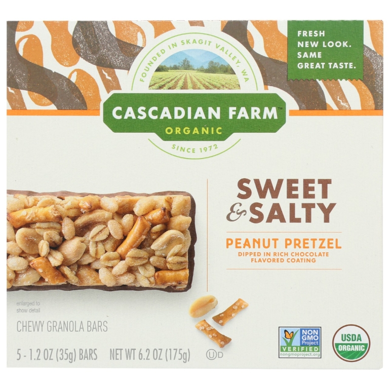 Sweet and Salty Peanut Pretzel Chewy Granola Bar, 6.2 oz