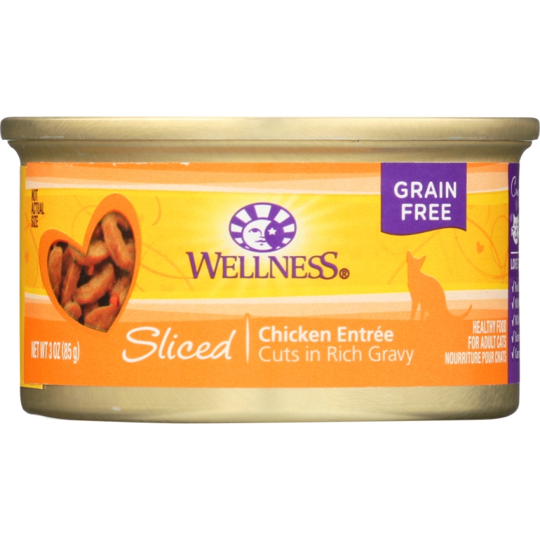 Cat Food Can Sliced Chicken, 3 oz