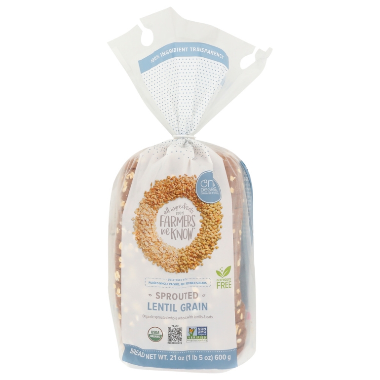 Veganic Lentil Grain Bread, 21 oz