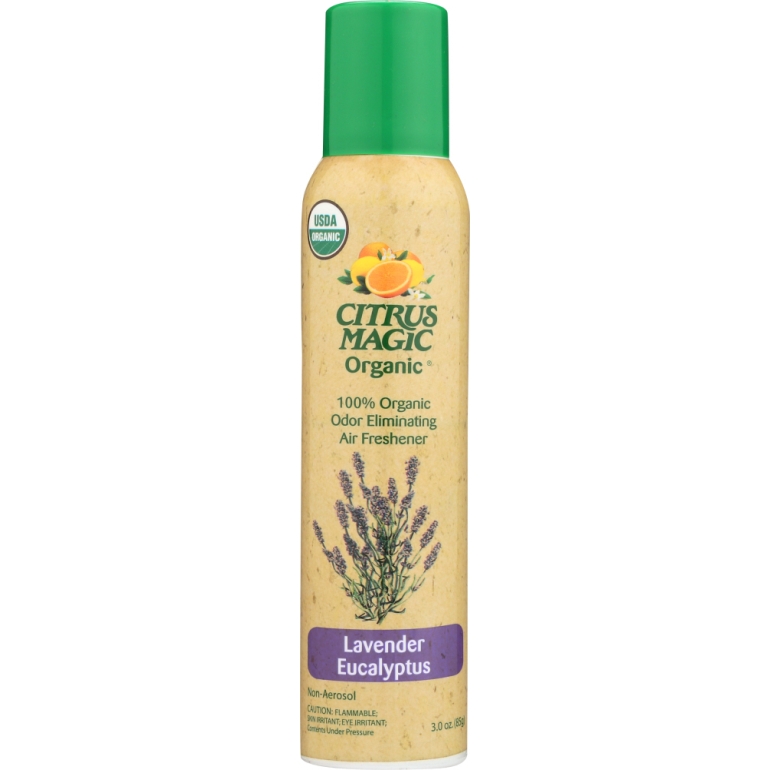 Organic Air Freshener Spray Lavender Eucalyptus, 3.5 oz