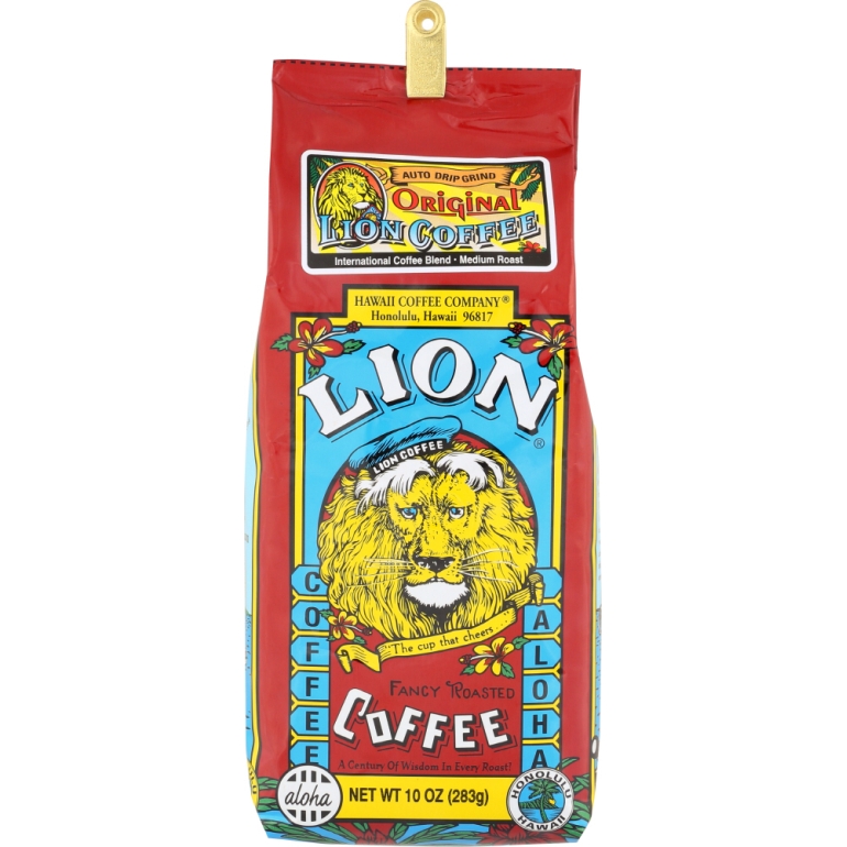 Lion Original Roast Coffee, 10 oz