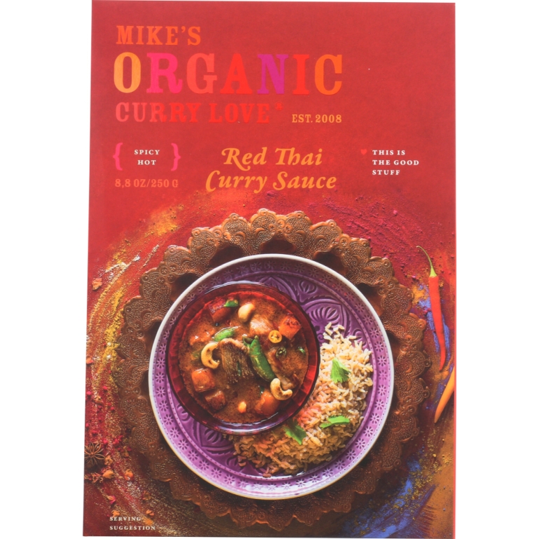 Sauce Red Thai Curry Organic, 8.8 oz