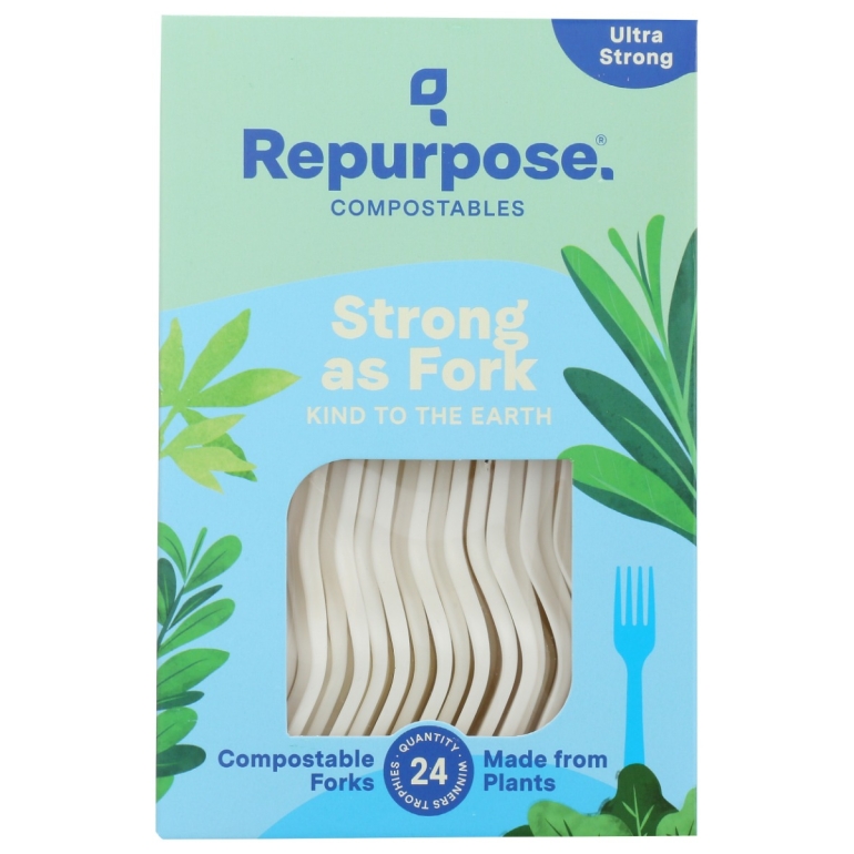 Compostable Forks, 24 ea