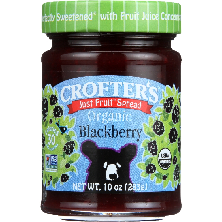 Fruit Spread Blackberry Organic, 10 oz