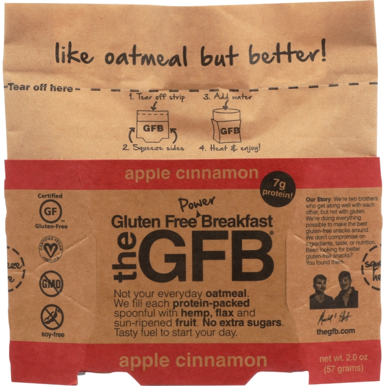 Apple Cinnamon Oatmeal, 2 oz