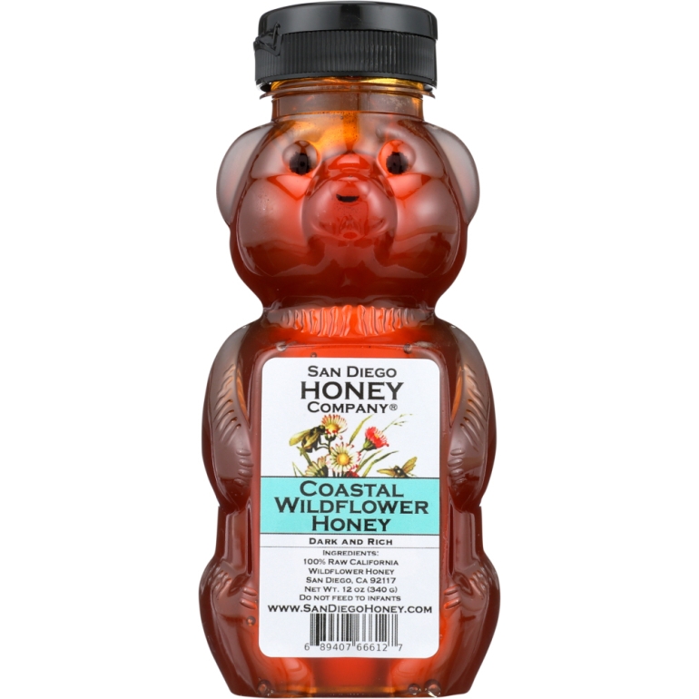 Raw Coastal Wildflower Honey, 12 oz