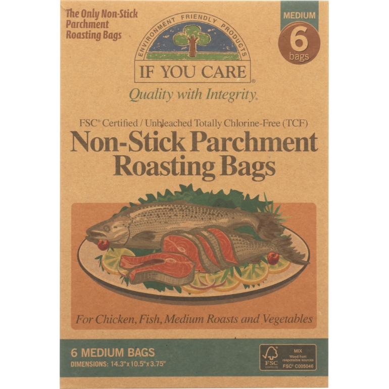 Non-Stick Parchment Roasting Bags Medium, 6 bg