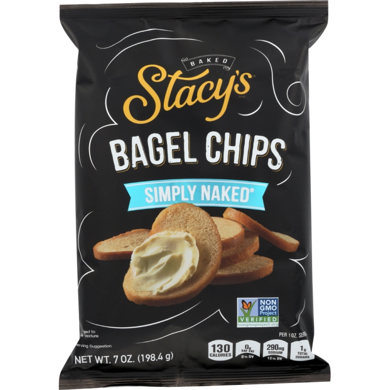 Simply Naked Bagel Chips, 7 oz