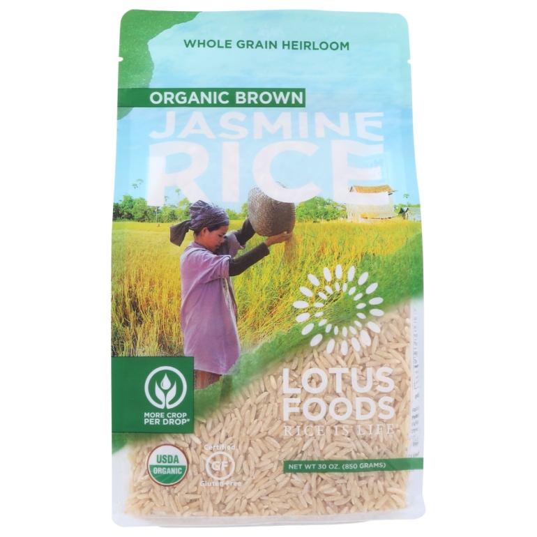 Organic Brown Jasmine Rice, 30 oz