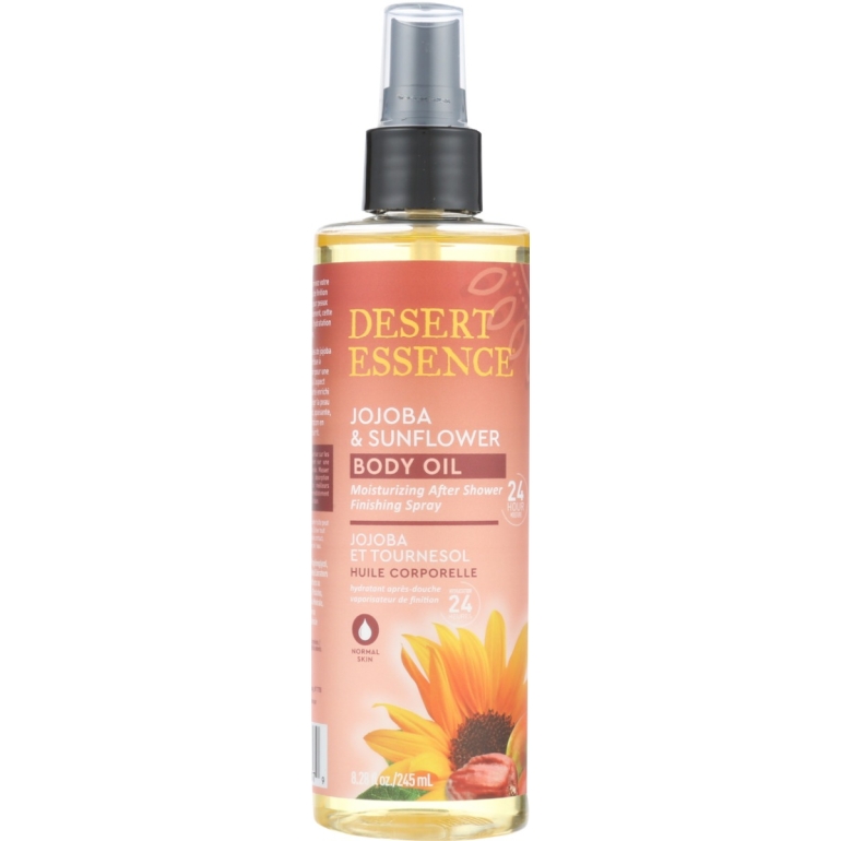 Jojoba and Sunflower Body Oil Spray, 8.28 fo