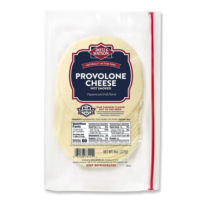 Provolone Cheese Sliced, 8 oz