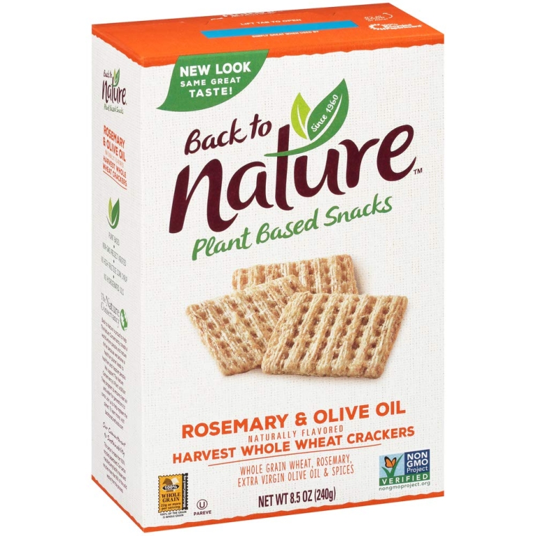 Rosemary Olive Oil Stoneground Wheat Crackers, 8.5 oz