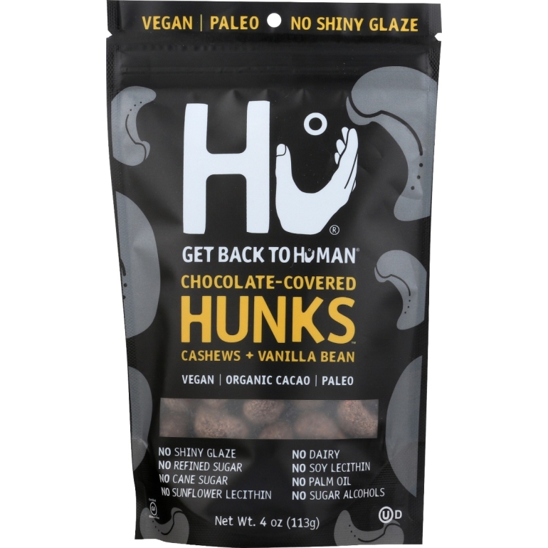 Chocolate Covered Hunks Cashews and Vanilla Bean, 4 oz