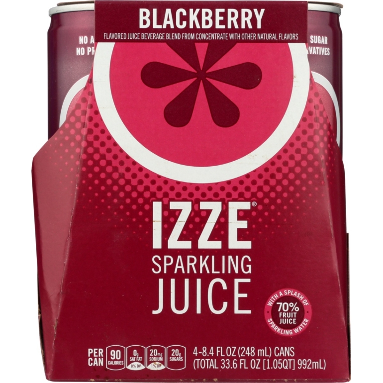 Juice 4Pk Sparkling Blackberry, 33.6 FO