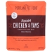 Tuxedos Chicken and Yams Meal Pouch, 9 oz