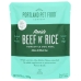 Rosies Beef N Rice Meal Pouch, 9 oz