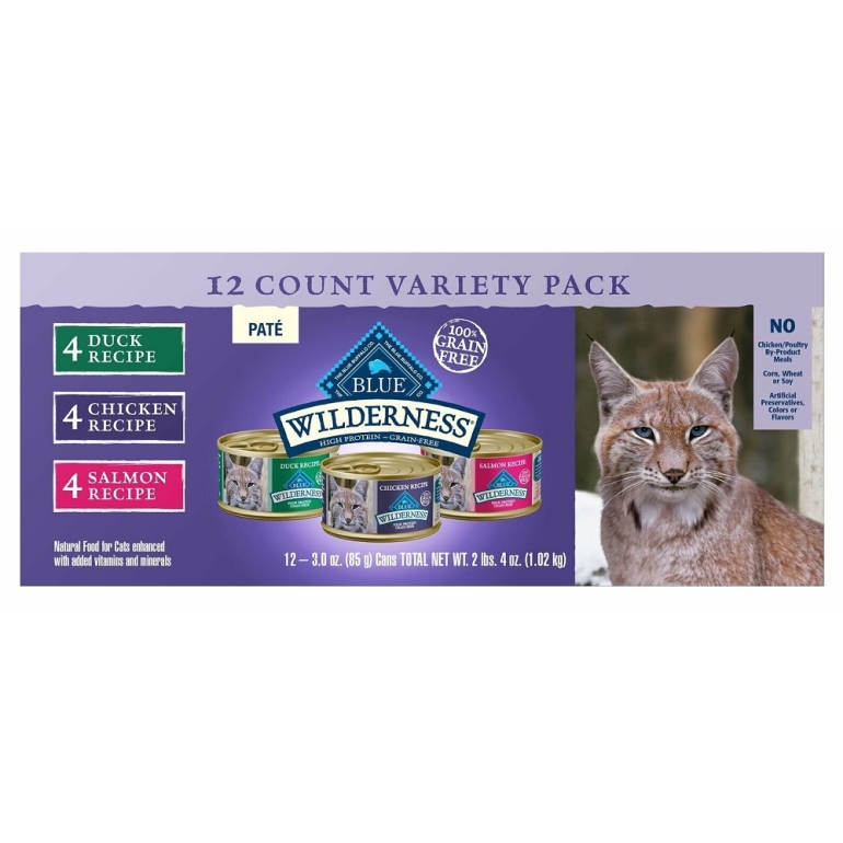 Wilderness Variety Pack Cat Food, 12 ea