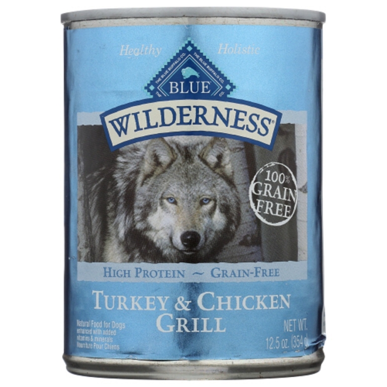 Wilderness Adult Dog Food Turkey and Chicken Grill, 12.5 oz