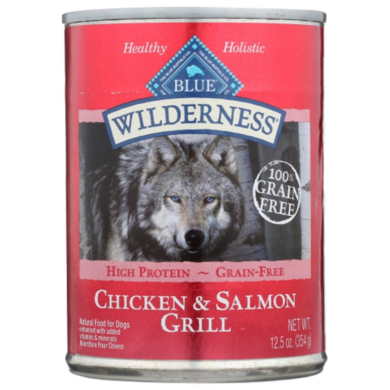 Wilderness Adult Dog Food Salmon and Chicken Grill, 12.50 oz