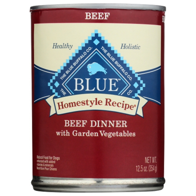 Homestyle Recipe Adult Dog Food Beef Dinner with Garden Vegetables, 12.5 oz
