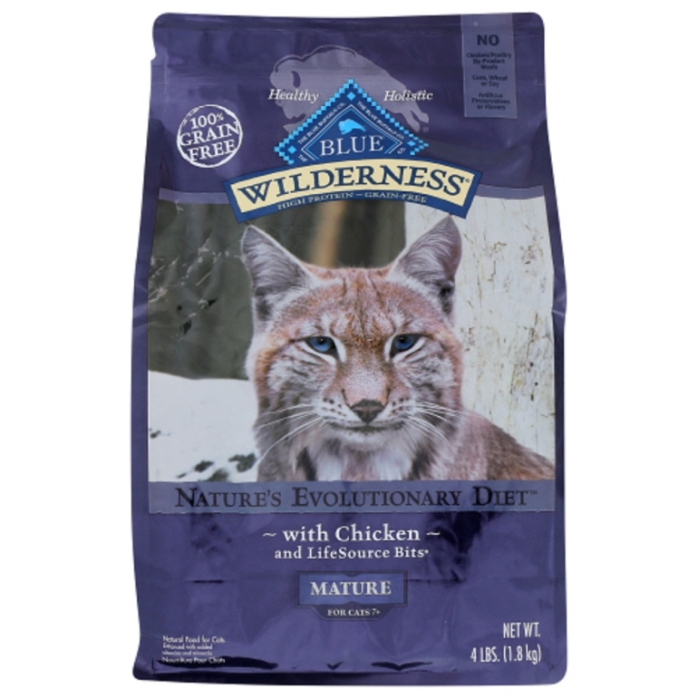 Wilderness Mature Cat Food Chicken Recipe, 4 lb