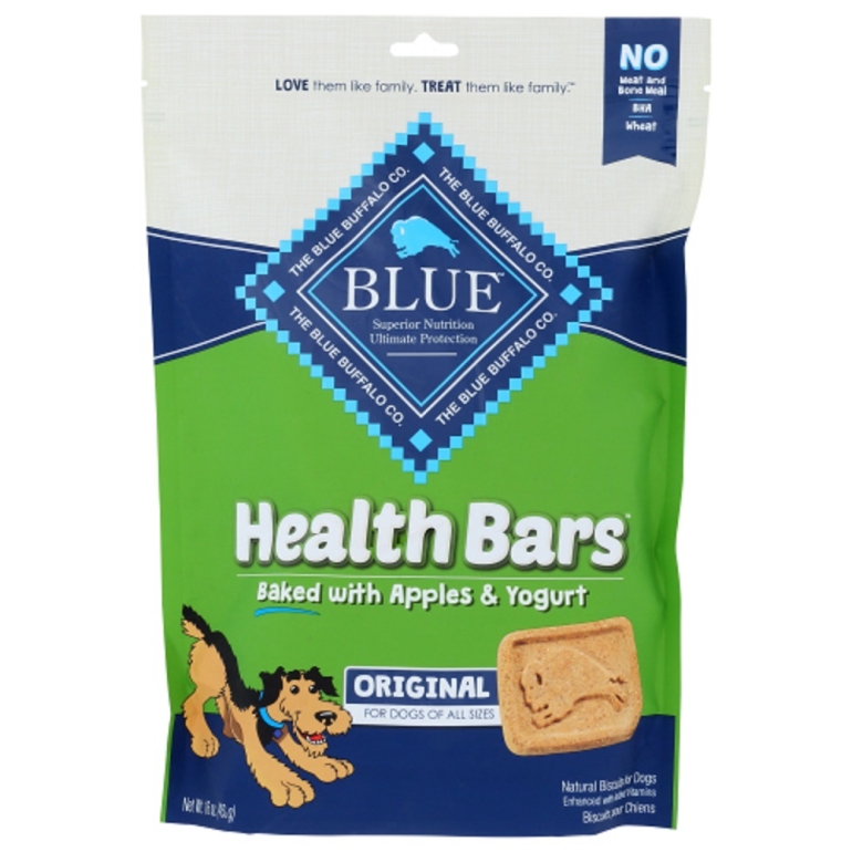 Health Bars Baked with Apples and Yogurt Crunchy Dog Biscuits, 16 oz