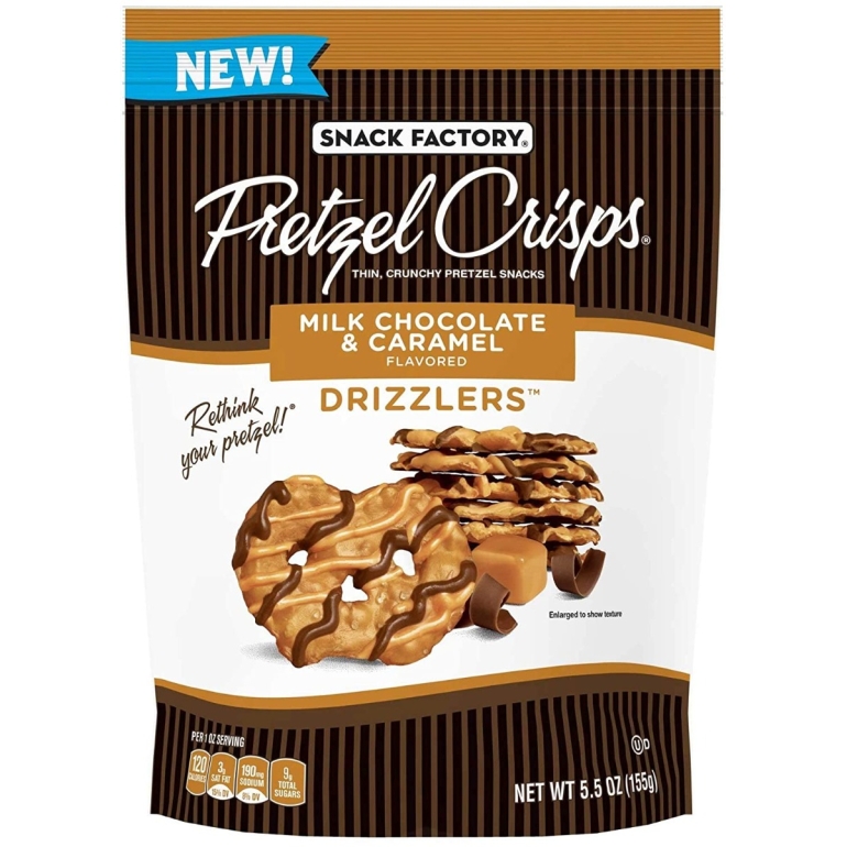 Pretzel Crisps Milk Chocolate Caramel, 5.5 oz