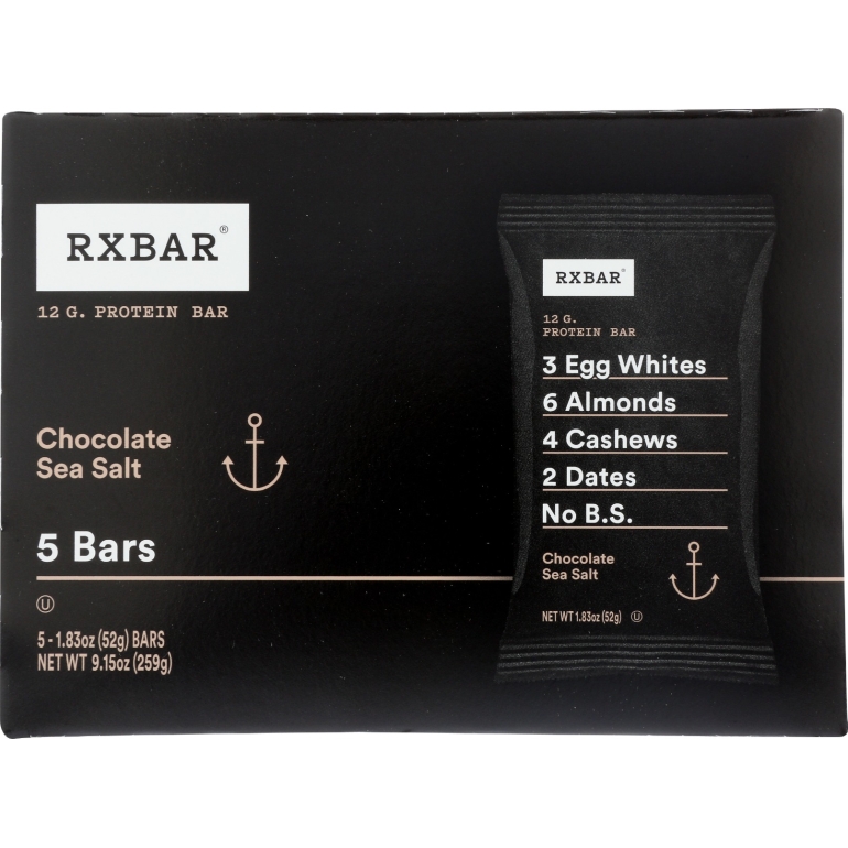 Chocolate Sea Salt Protein Bars, 5 pk