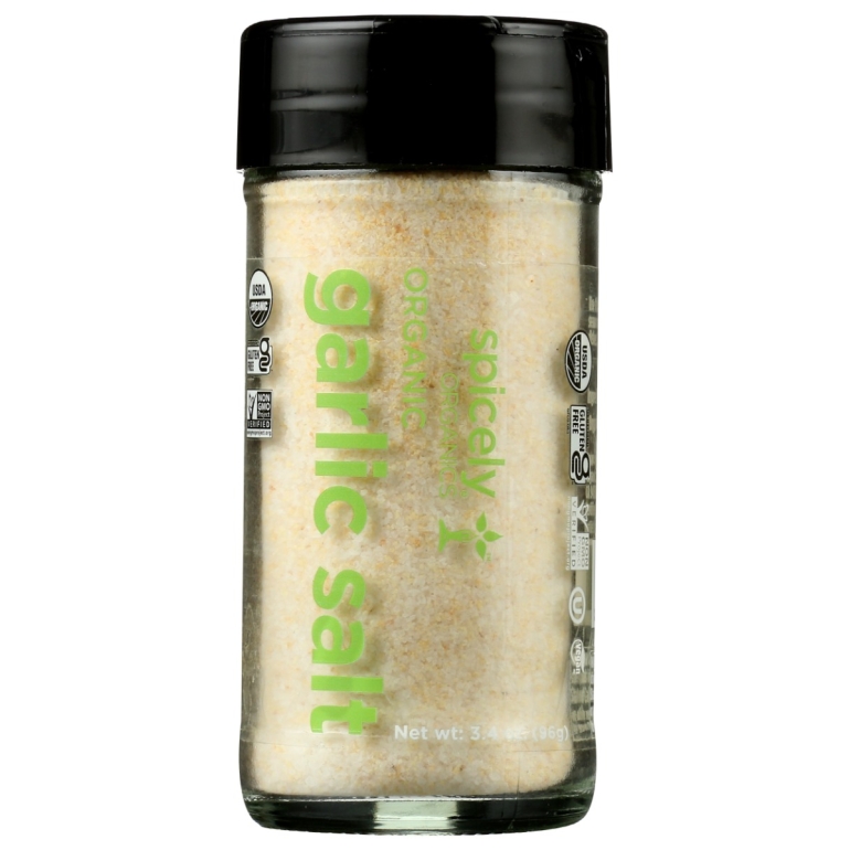 Organic Garlic Salt Seasoning, 3.4 oz