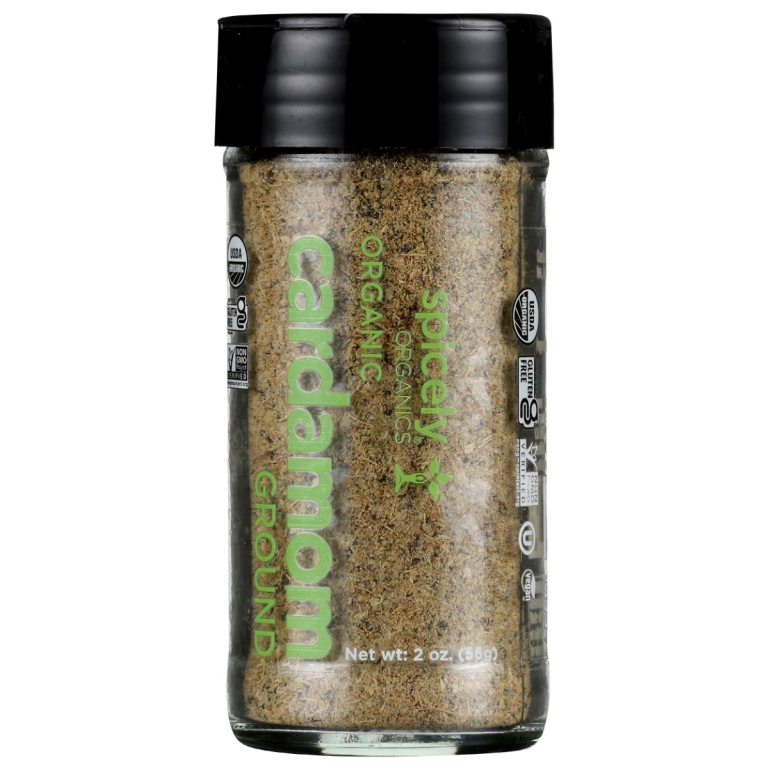 Organic Cardamom Ground Jar, 2 oz