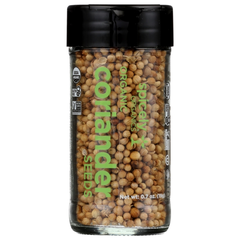 Organic Coriander Seeds Jar, 0.7 oz