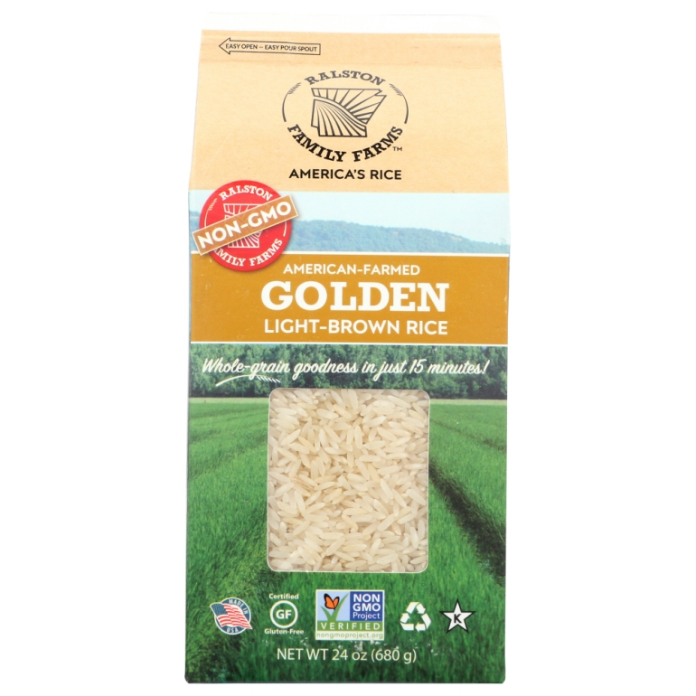 Golden Light-Brown Rice, 24 oz