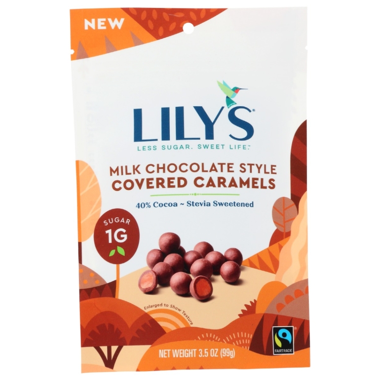 Milk Chocolate Style Covered Caramels, 3.5 oz