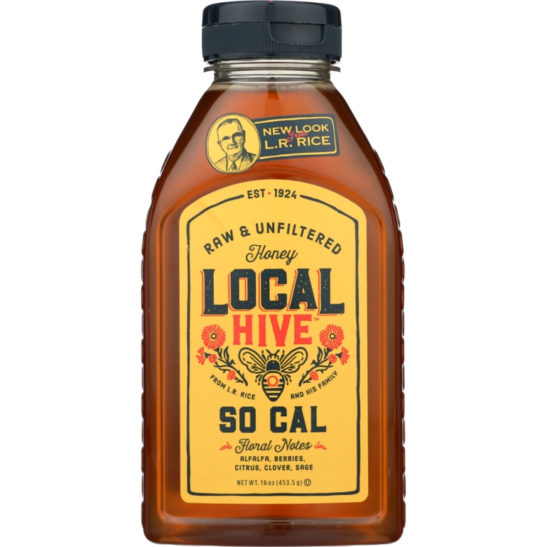 Raw and Unfiltered So Cal Honey, 16 oz