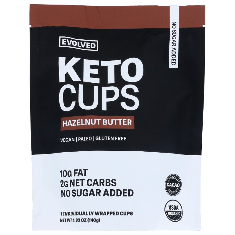 Hazelnut Butter Keto Cups, 4.93 oz